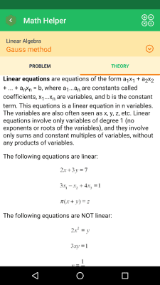 Capture d'écran de l'application Math Helper Lite - #6