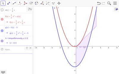 Capture d'écran de l'application GeoGebra Classic - #1