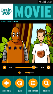 Capture d'écran de l'application BrainPOP Featured Movie - #1