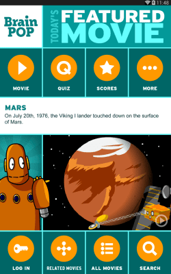 Capture d'écran de l'application BrainPOP Featured Movie - #6