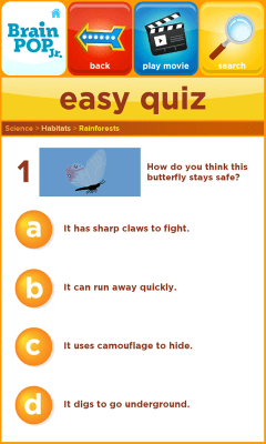Capture d'écran de l'application BrainPOP Jr. Movie of the Week - #4