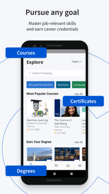 Capture d'écran de l'application Coursera - #3