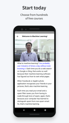 Capture d'écran de l'application Coursera - #6