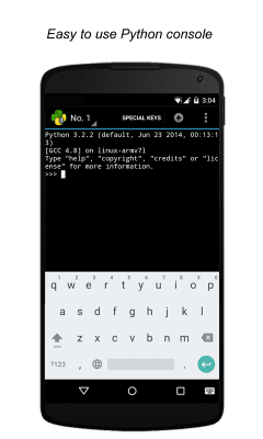 Capture d'écran de l'application QPython 3L - Python for Android - #3