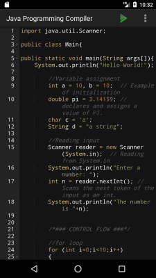 Capture d'écran de l'application Jedona - Compiler for Java - #1