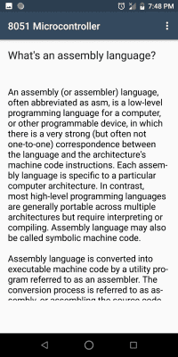 Capture d'écran de l'application 8051 Microcontroller Programming - #5