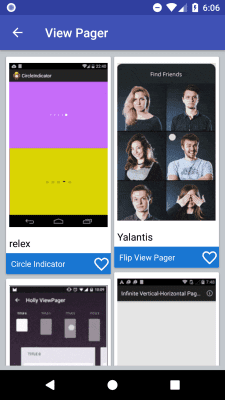 Capture d'écran de l'application Awesome Android - UI Libraries - #3