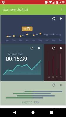 Capture d'écran de l'application Awesome Android - UI Libraries - #4