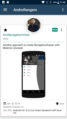 Capture d'écran de l'application Geeks of Android - #3