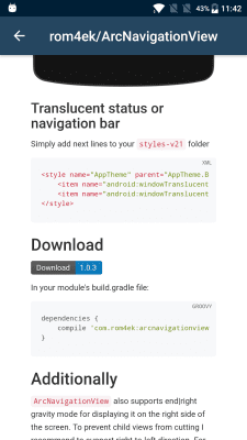 Capture d'écran de l'application Geeks of Android - #4