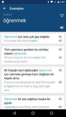 Capture d'écran de l'application Turkish English Dictionary - #2