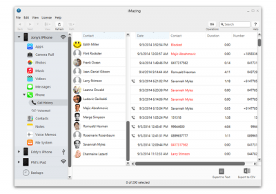 Capture d'écran de l'application iMazing - #6