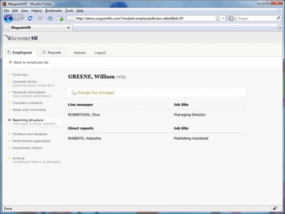 Capture d'écran de l'application WaypointHR - #3