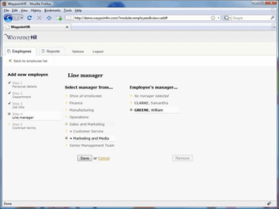 Capture d'écran de l'application WaypointHR - #5
