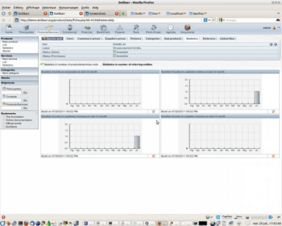 Capture d'écran de l'application Dolibarr ERP & CRM - #4