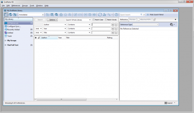 Capture d'écran de l'application EndNote - #4