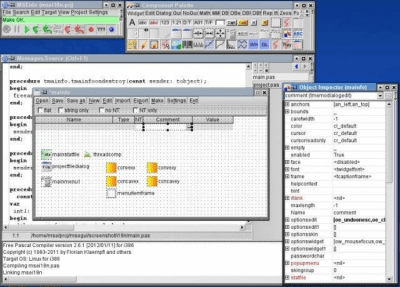 Capture d'écran de l'application MSEide+MSEgui - #1