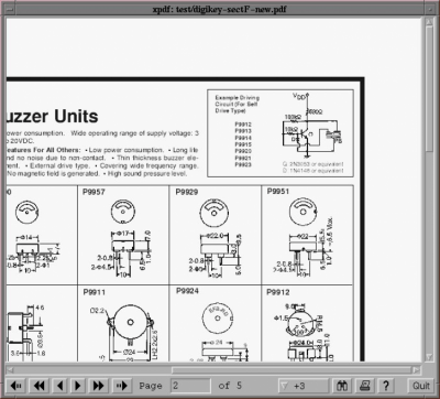 Capture d'écran de l'application Xpdf - #1