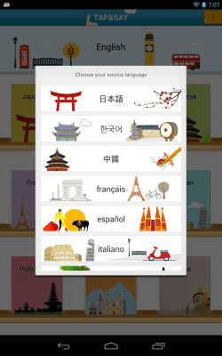 Capture d'écran de l'application Tap & Say - Travel Phrasebook - #2