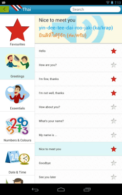 Capture d'écran de l'application Tap & Say - Travel Phrasebook - #6