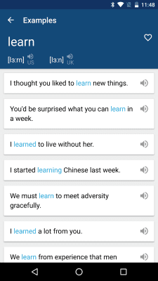 Capture d'écran de l'application English Dictionary - #3