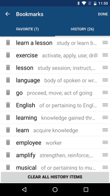 Capture d'écran de l'application English Dictionary - #5