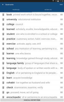 Capture d'écran de l'application English Dictionary - #9