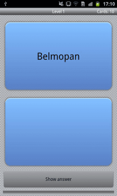 Capture d'écran de l'application Flash Card Quiz - #3