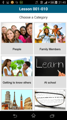 Capture d'écran de l'application Géorgien 50 langues - #4