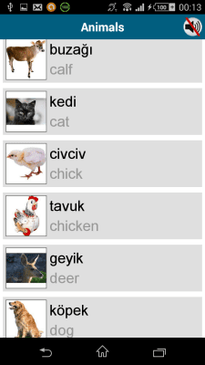 Capture d'écran de l'application Turc 50 langues - #7