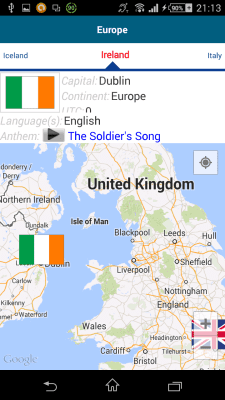 Capture d'écran de l'application Anglais 50 langues - #8