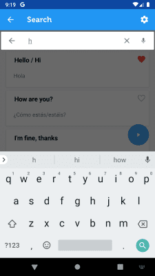 Capture d'écran de l'application Learn Spanish Phrasebook - #8