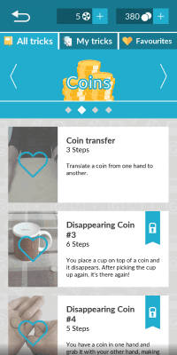 Capture d'écran de l'application Un guide des tours de magie - #6