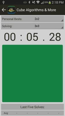 Capture d'écran de l'application Les algorithmes du Rubik's Cube et plus encore - #8