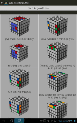 Capture d'écran de l'application Les algorithmes du Rubik's Cube et plus encore - #11