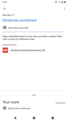 Capture d'écran de l'application Google Classroom - #6