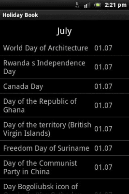 Capture d'écran de l'application Félicitations - #3