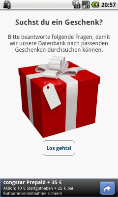 Capture d'écran de l'application Geschenke-Ratgeber - #1