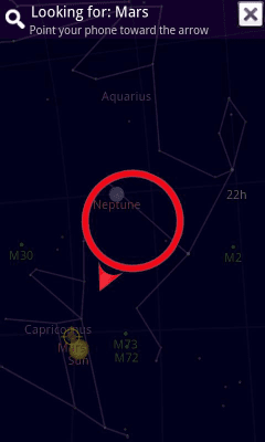 Capture d'écran de l'application Sky Map - #6
