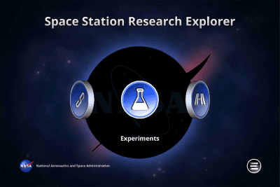 Capture d'écran de l'application Space Station Research Xplorer - #1