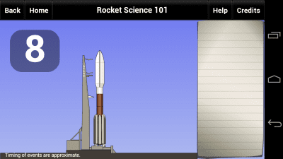 Capture d'écran de l'application Rocket Science 101 - #5