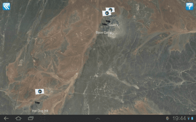 Capture d'écran de l'application NASA Desert RATS Virtual Site - #2