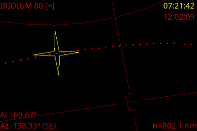 Capture d'écran de l'application Iridium - #3