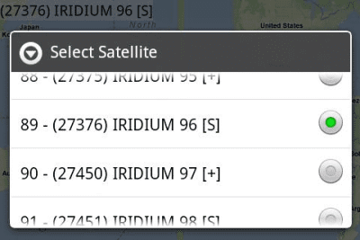 Capture d'écran de l'application Iridium - #4