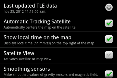 Capture d'écran de l'application Iridium - #5