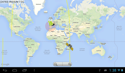 Capture d'écran de l'application Iridium - #6