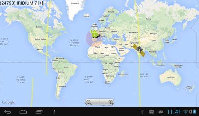 Capture d'écran de l'application Iridium - #8