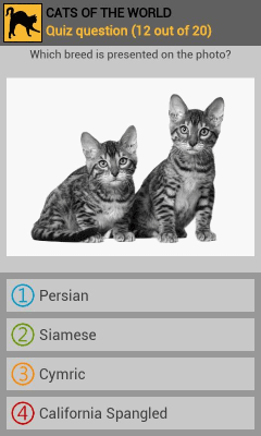 Capture d'écran de l'application Cats of the world - #7