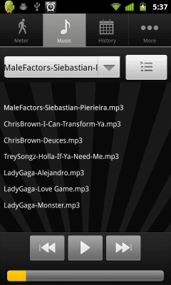 Capture d'écran de l'application Podomètre - #3