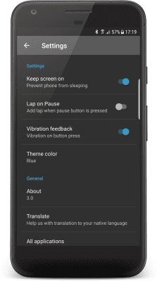 Capture d'écran de l'application Chronomètre de C Mobile - #5